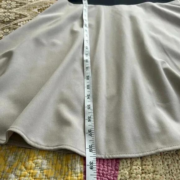 Calvin Klein Fit And Flare Colorblock Dress Black And Beige Party Office Size 2 - Picture 12 of 12